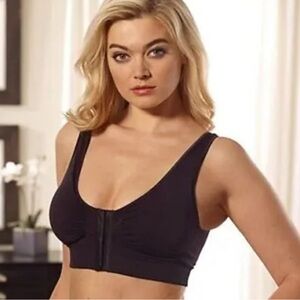 NWOT Miracle Bamboo Comfort Bra - Black XL (Bust 40-43)